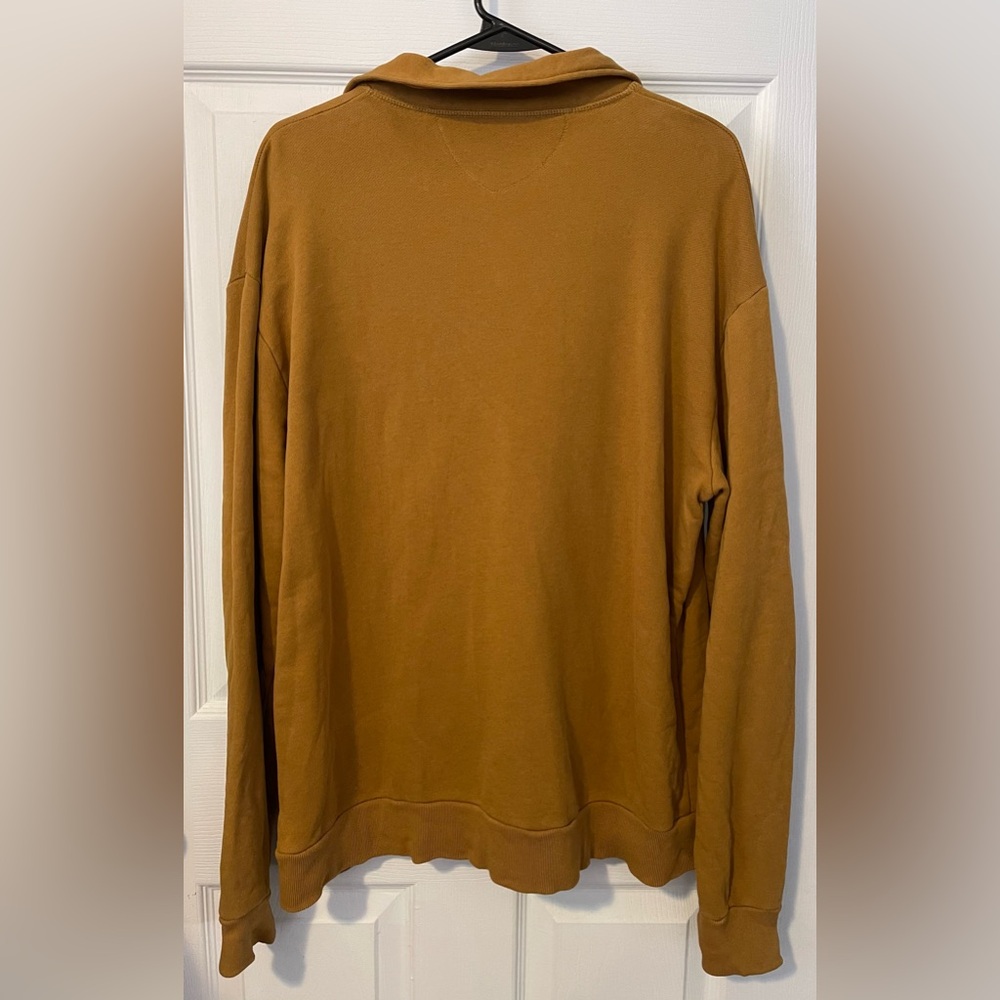 Pendleton Quarter-Zip Mustard Pullover Sweatshirt… - image 2